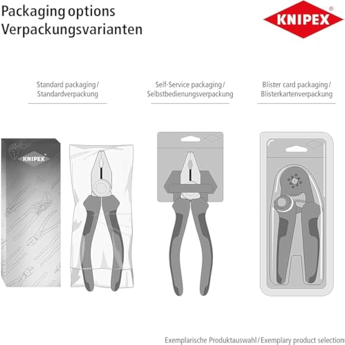 Knipex SmartGrip® Water Pump Pliers with automatic adjustment grey atramentized, with non-slip plastic coating 250 mm 85 01 250