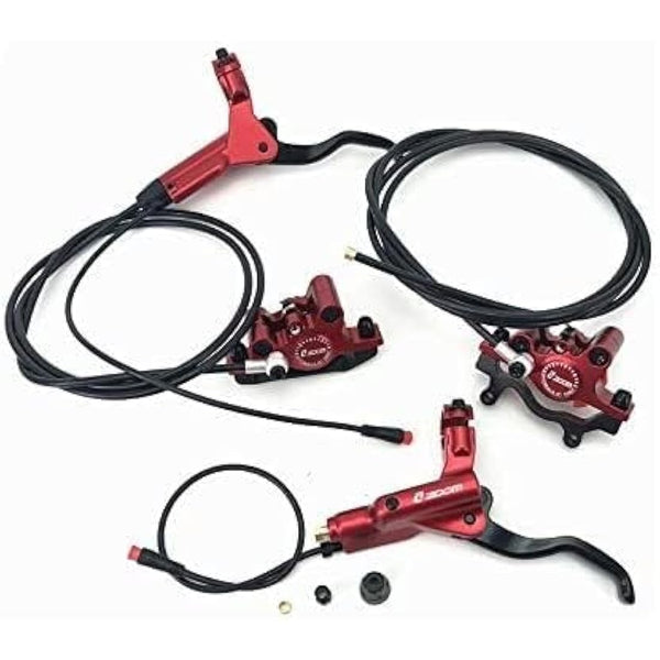 Zoom Hydraulic Disc Brake for E-bike HB-875-E Front & Rear Set No Rotor