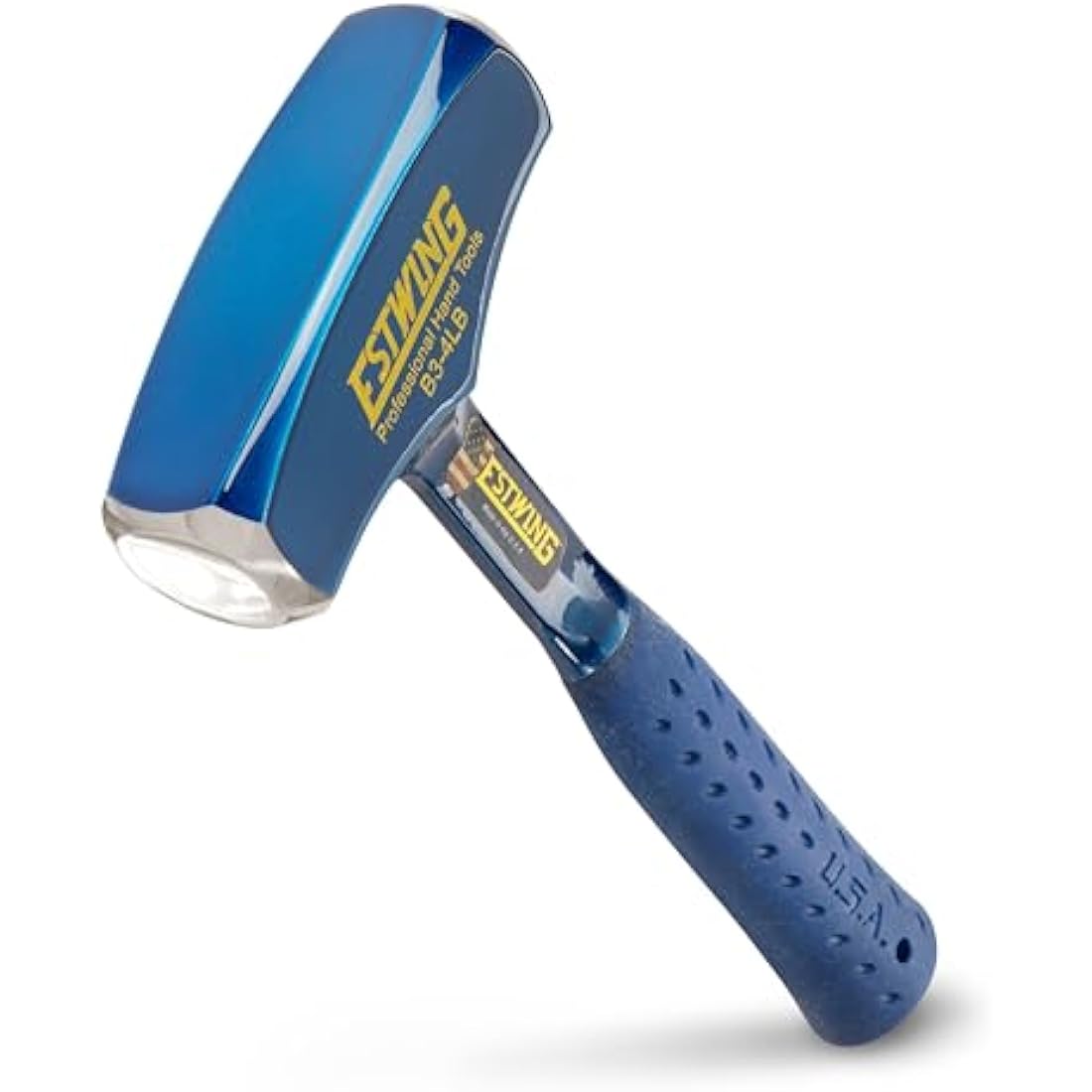 Estwing - B34LB Drilling/Crack Hammer - 4-Pound Sledge with Forged Steel Construction & Shock Reduction Grip - B3-4LB