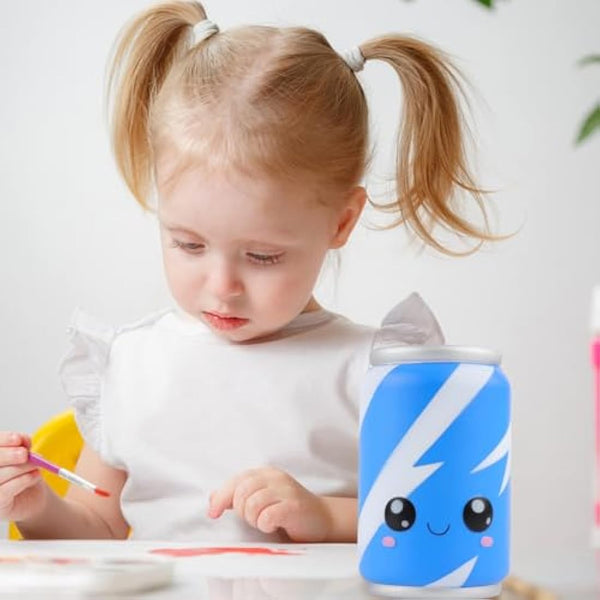 Anboor 4.7" Squishies Toy Blue Can Kawaii Soft Toy Slow Rised Squeeze Food Squishy Stress Relief for Kid Adult Toys Stocking Filler Gifts