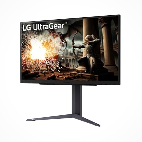 LG UltraGear G8 Gaming Monitor 27G850A – 4K UHD Nano IPS 27 inch, Dual-Mode 240Hz / 480Hz, 1ms (GtG), AMD FreeSync Premium Pro, DisplayHDR 600, DP 2.1, HDMI 2.1, Black