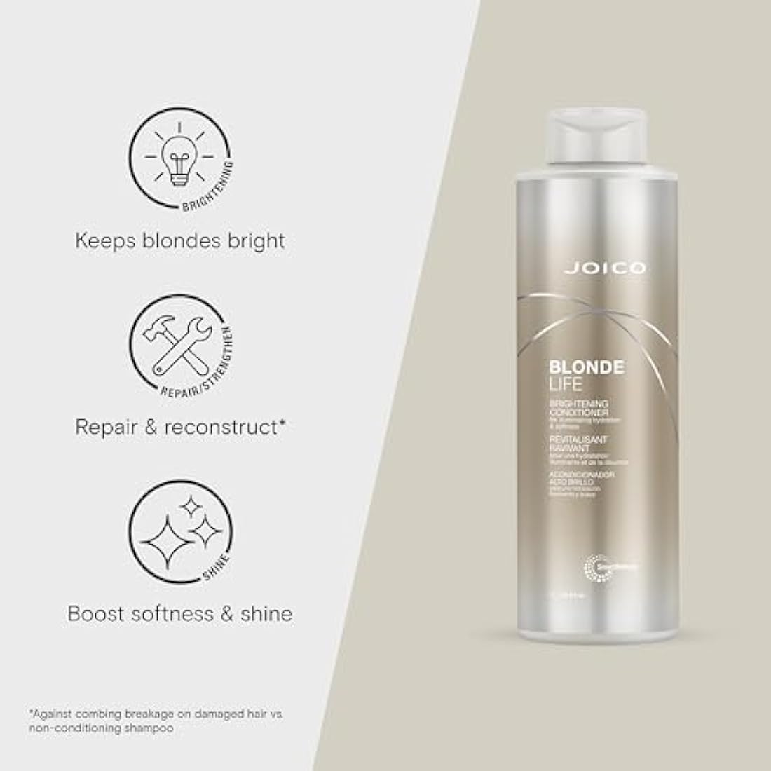 Joico Blonde Life Brightening Conditioner, 1000 ml