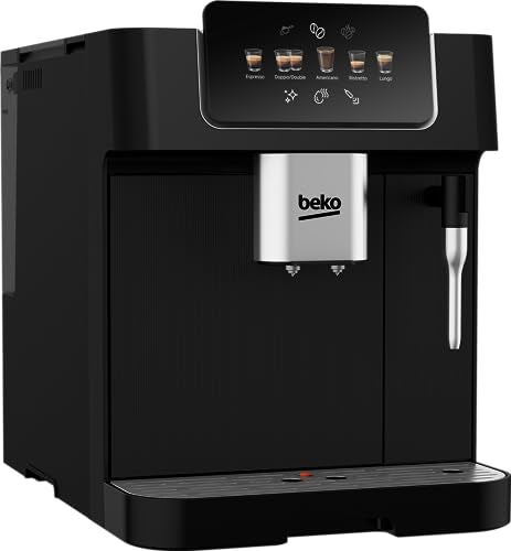 Beko Bean to Cup Coffee Espresso Machine CaffeExperto CEG7304X | Milk Jug | Colour Touch Screen Panel | 19 Bar Pressure, 2 Coffee Nozzles | Fully Automatic, Silver