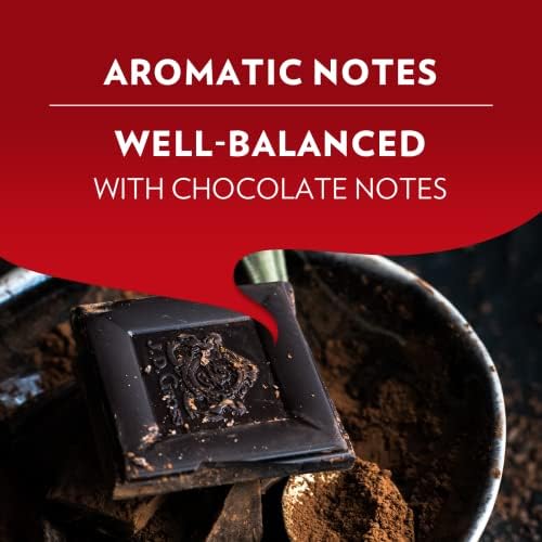 Lavazza, A Modo Mio Qualità Rossa, 96 Coffee Capsules, with Chocolate and Dried Fruit Notes, Arabica and Robusta, Intensity 10/13, Medium Roasting, Compostable, 6 Packs of 16 Compostable Coffee Pods