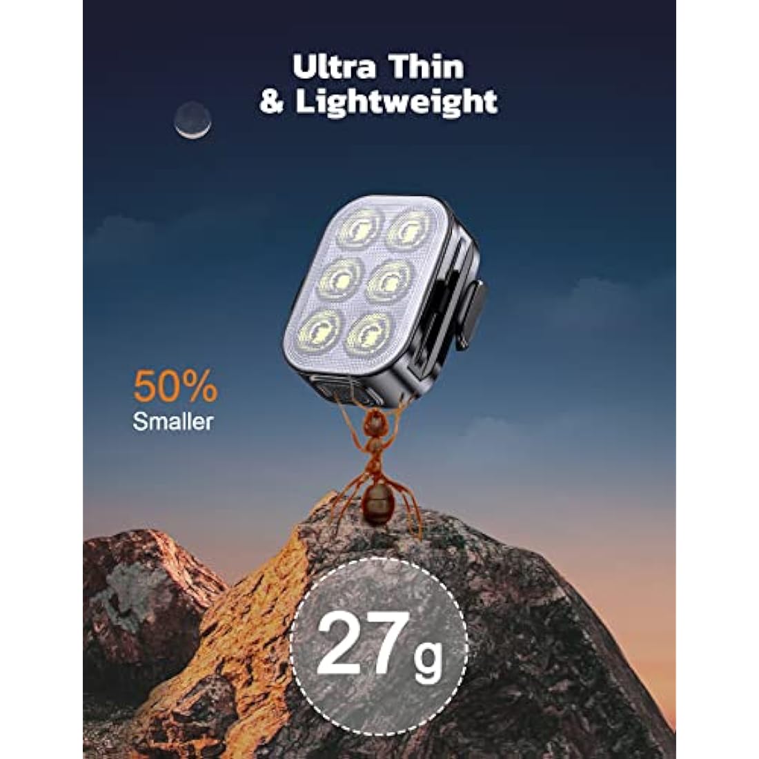 Glangeh Bike Lights Ultra Slim, Rechargeable Bicycle Lights Front and Rear, 4+6 Modes Bike Light, Waterproof IP65 Cycle Lights for Road Safety, 1.5 Hrs Fast Charging Bike Light Cycling Headlights Set