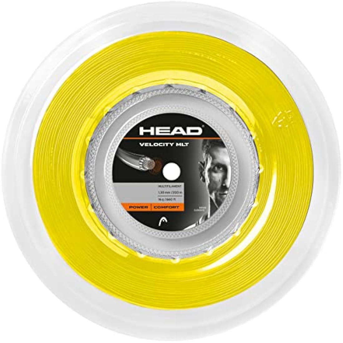 HEAD Unisex - Adult Velocity Mlt Roll Tennis String, Unisex - Adults