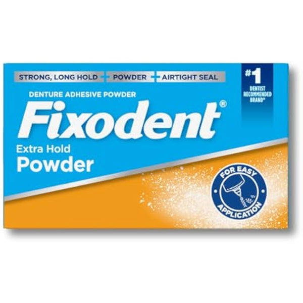 Fixodent Fixodent Denture Adhesive Powder Extra Hold, Extra Hold 2.7 Oz