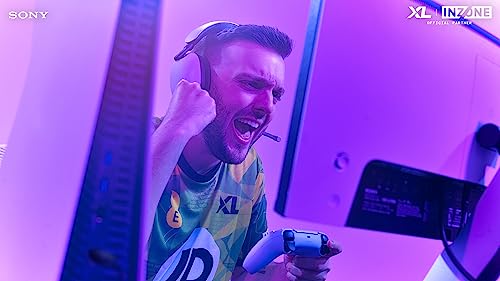 Sony INZONE H5 Wireless Gaming Headset - PC/PS5, 360 Spatial Sound for Gaming, 28H battery lifelow latency, comfortable design, microphone with AI - White