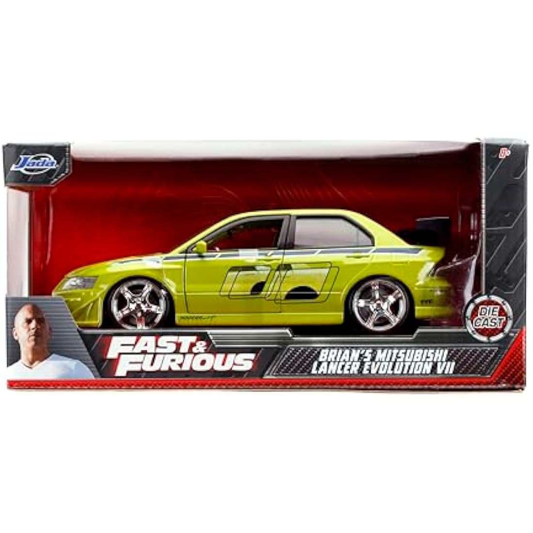 Jada Mitsubishi Lancer EVO VII Brian (Fast & Furious) Diecast Model