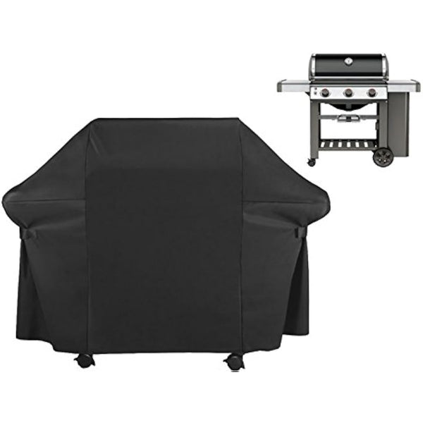 HONGCI BBQ Cover - Outdoor Waterproof Barbeque Cover, 600D Oxford Fabric Heavy Duty Gas Grill Cover for Large 2-3-4 Burner Barbecue Cover Waterproof & Dust-proof & Anti-UV (60 * 30 * 47.5 Inch)