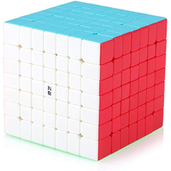 7x7 7x7x7 Magic Cube,Speed Cube 7x7,Easy Turning 3D Puzzle Cube Games Toy Gift for Kids Adults(Stickerless)