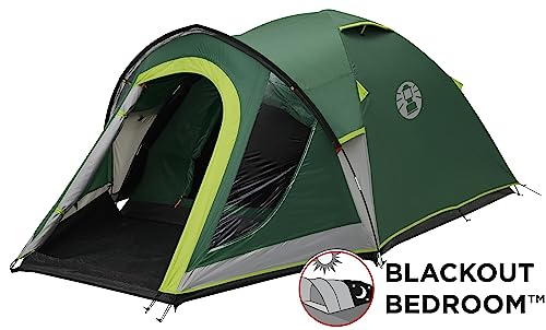 Coleman Kobuk Valley Camping Tent | lightweight 4 Person Igloo Tent with extra dark bedroom | 4 Man Dome Tent with Awning | 100% waterproof WC 4.500