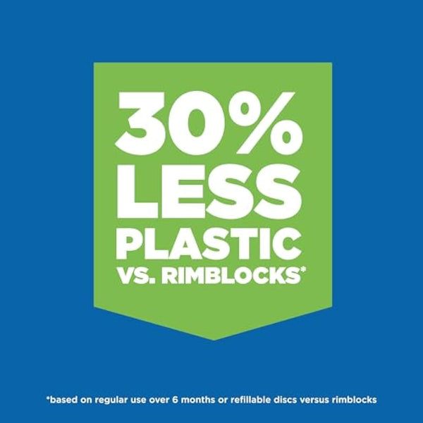 Duck Fresh Discs Toilet Cleaner Refill Twin Pack, Fights Stains That Harbour Germs, Prevents Limescale Build Up, Eucalyptus & Lavender, Pack of 5 (Total of 10 Refill Tubes)