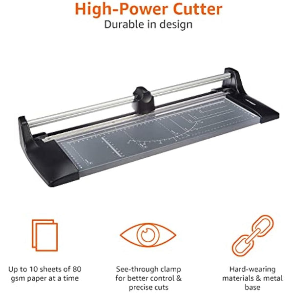 Amazon Basics Rotary Paper Trimmer Cutter – A3
