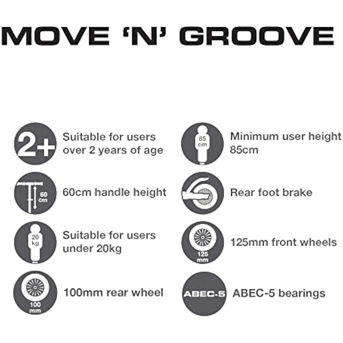 EVO Pink Move & Groove Scooter | Kids 3-Wheel Scooter Perfect For Boys & Girls