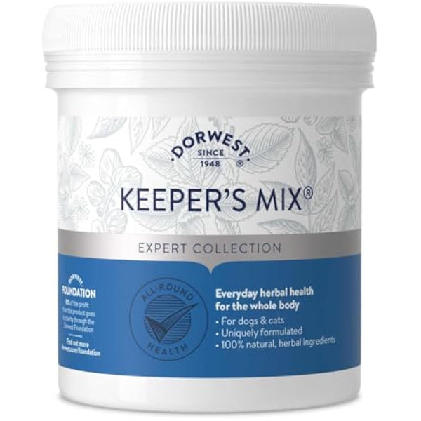 DORWEST HERBS Keeper’s Mix, 500g, Herbal Health Supplement for Dogs and Cats, Natural Herbs, Vitamins, and Minerals – for Healthier Happier Pets