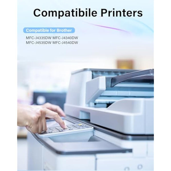 Hookink LC426XL LC 426 XL Ink Cartridge Multipack Compatible for Brother LC-426 LC-426VAL Ink for MFC-J4335DW MFC-J4340DW MFC-J4535DW MFC-J4540DW Printers (1 Black 1 Cyan 1 Magenta 1 Yellow)