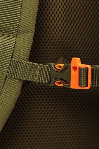 Mountain Warehouse Legion 35L Backpack - Rain Cover Hiking Rucksack, Whistle Camping Daypack