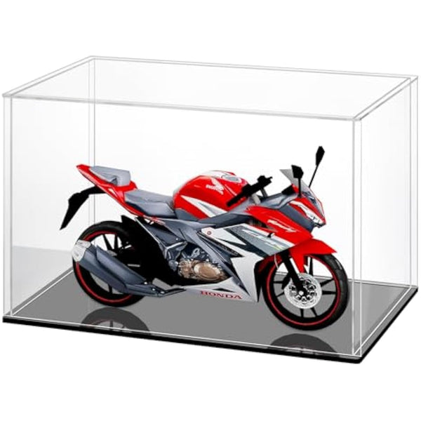 HUIJINTAO Clear Acrylic Display Case Countertop Box Cube Organizer Stand Dustproof Protection Showcase for Action Figures/Toys/Collectibles(12x10x10inch;30x25x25cm)