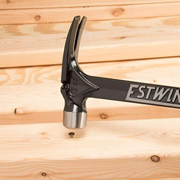 Estwing E15S 15oz Ultra Framing Hammer, Smooth Face, Leather Grip