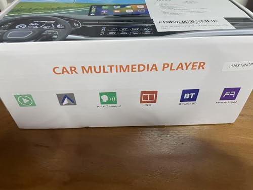 10.26" Wireless Carplay Screen 360 Rotation 4K Dash Cam Carplay & Android Auto Car Stereo Car Audio Receivers with 1080p Backup Camera GPS Navigation/Mirror Link/Voice Control/Siri