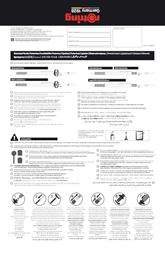 rOtring 600 3-in-1 Multicolour Pen and Mechanical Pencil | Black & Red Ballpoint Pen Tips | 1 Mechanical Pencil Tip (0.5mm) | Silver Barrel