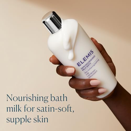 ELEMIS Skin Nourishing Bath Milk & Aching Muscle Super Soak – Hydrating, Soothing & Muscle-Relieving Body Care 400ml