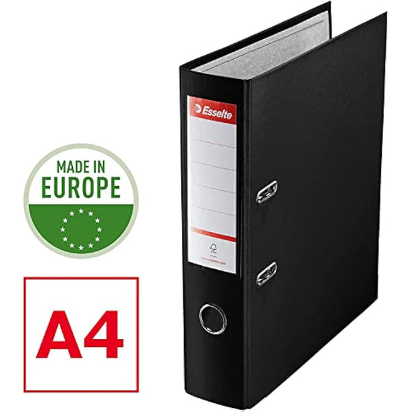 Esselte A4 Lever Arch Files, Red File Folders 624292, 3 Count (Pack of 1)