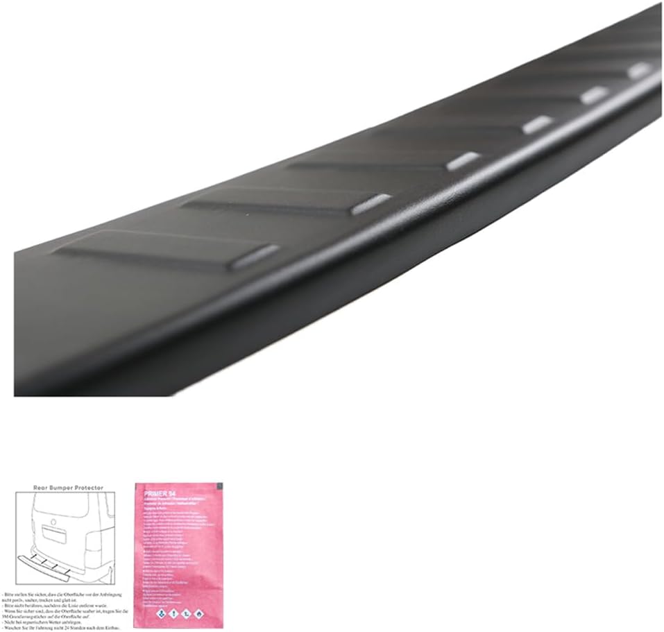 ONEWAY Rear Bumper Protector compatible with Volkswagen Crafter MK2 2016- & MAN TGE MK1 PreFacelift 2016- - Matt black