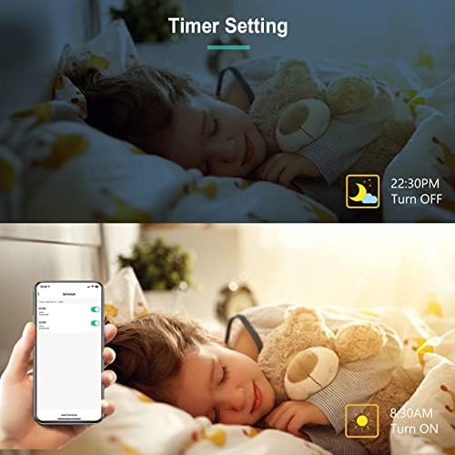 GY GU10 Smart Bulb,RGBCW Dimmable Colour Changing Alexa Light Bulbs,Compatible with Alexa&Google Home WiFi Light Bulbs(2.4GHz WiFi Only) 7W 500LM, 6 Packs