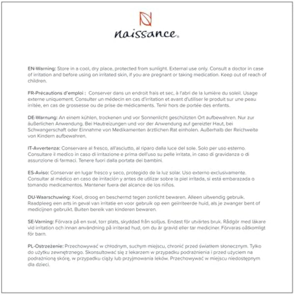 Naissance Organic Liquid Fractionated Coconut Oil (No. 218) - 870ml - for Skin, Hair, Lip Gloss, Beauty Recipes, Massage, Cuticles - MCT Oil