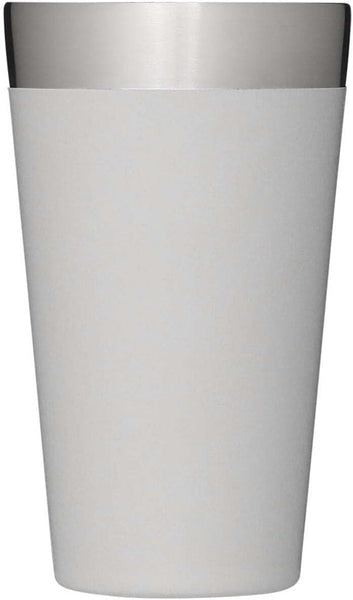 Stanley Adventure Stacking Beer Pint 0.47L - Travel Mug Keeps Drinks Cold For 4 Hours - Stainless Steel Thermal Cup - Stacks Infinitely - Double Wall Vacuum Insulation - Dishwasher Safe - Matte Black