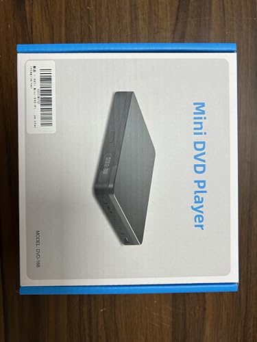 Mini DVD Player, DVD/CD Player for TV, All Region Free 1080P HD with RCA/HDMI Cables, Remote Control, Breakpoint Memory, Built-in PAL/NTSC, USB Input