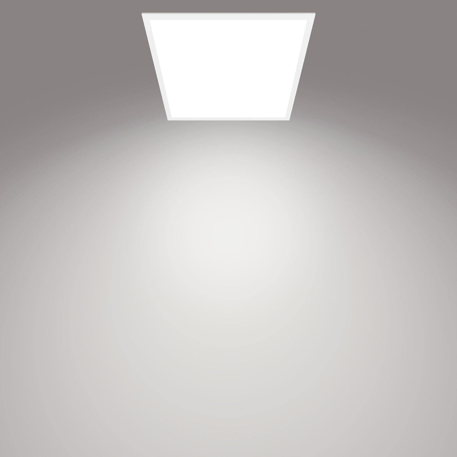 Philips LED Panel Square Ceiling Light SceneSwitch Dimmable 4000K 36W [Cool White - White]. for Indoor Lighting, Livingroom and Bedroom