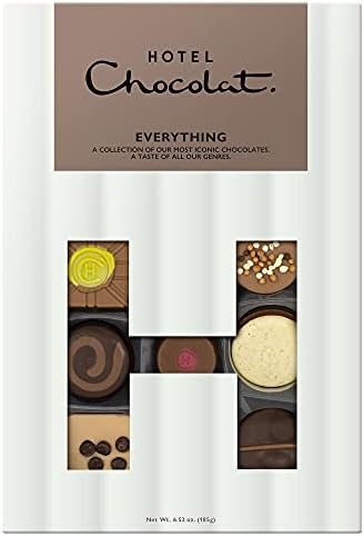 Hotel Chocolat Everything H-box - 14 Milk, White And Dark Chocolates, 185g - Chocolate Gifts For Birthday, Thank You, Congratulations, Anniversary
