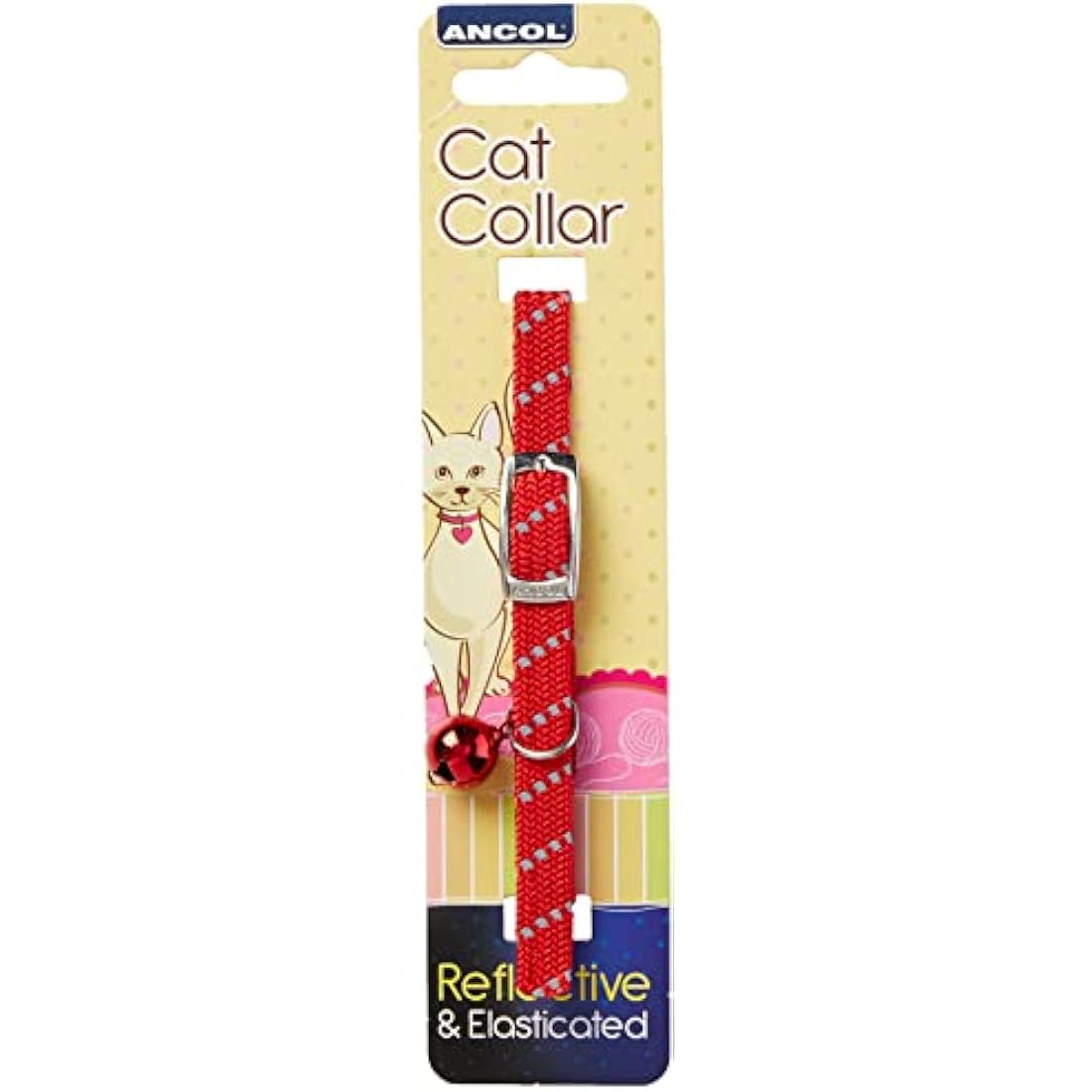 Ancol Softweave Cat Collar - Red