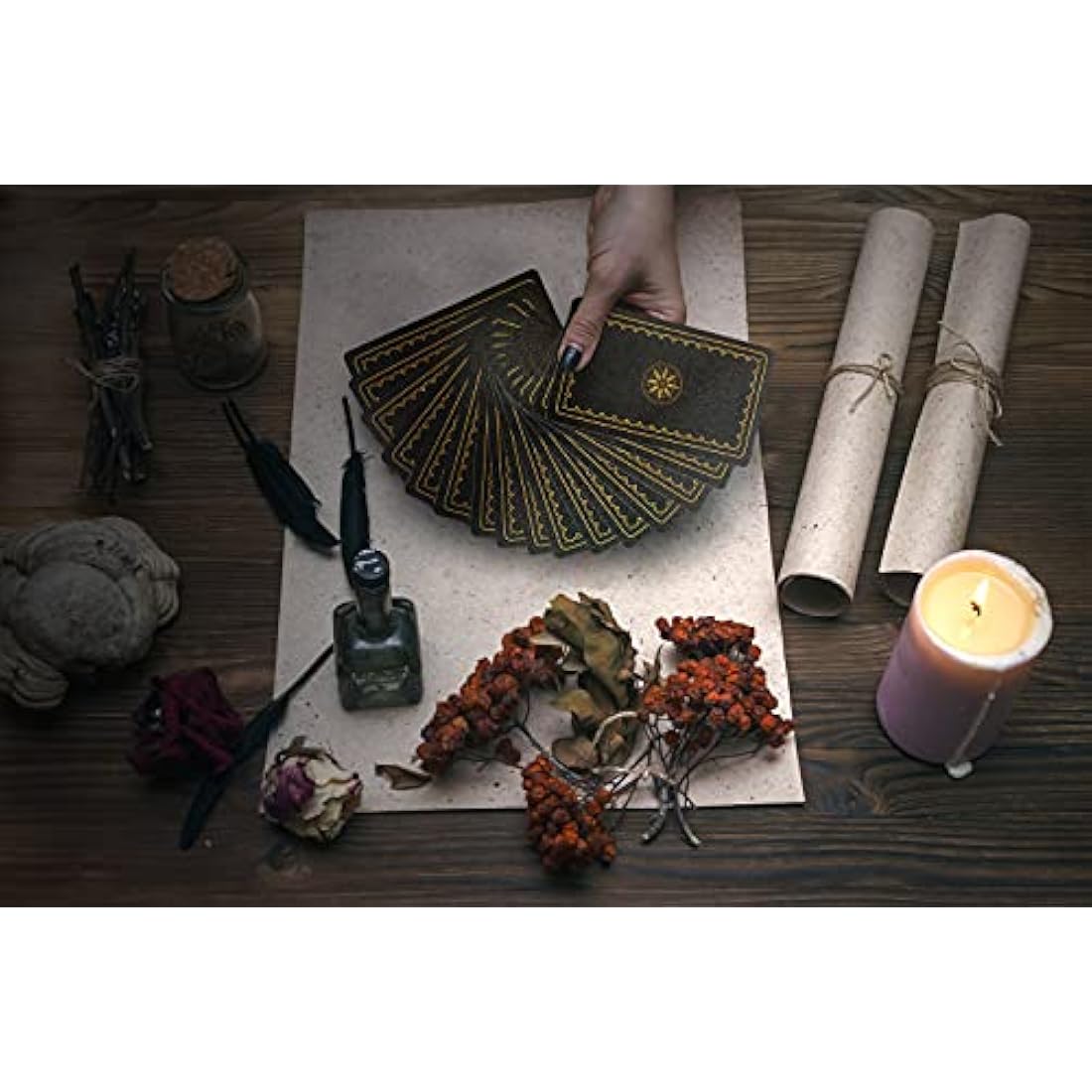 IXIGER Tarot Cards and Book for Beginners Set,Tarot Cards with 165Page Guide Book,Tarot Cards Deck,Tarot Cards for Beginners,Tarot Cards Set,78 Pcs Classic Tarot Cards Deck for Expert Readers