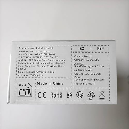 BSEED Double Socket 13A with LED Indicator, Double Switched Wall Socket 2 Gang UK Standard, Electric Switched Plug Power Wall Outlet with Glass Panel, Grey