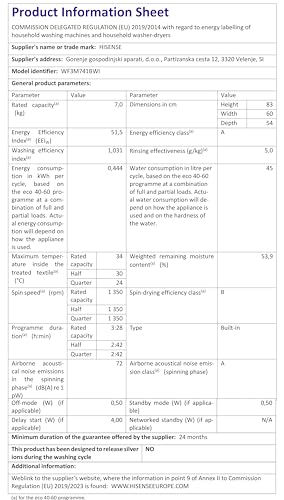 Hisense 3 Series WFQA9014EVJM Freestanding 9 KG Front Load Washing Durable Inverter Machine Steam Wash Quick Wash 15 Washing Programs 1400 RPM White- Energy Rating A