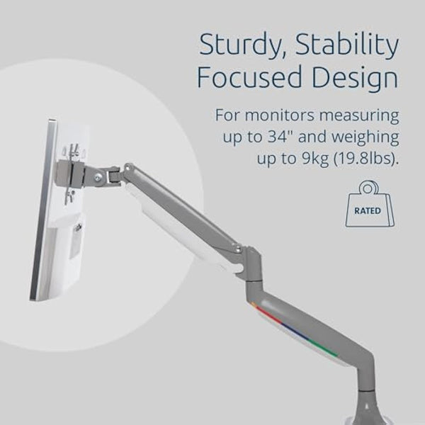 Kensington ONETOUCH HEIGHT ADJUST SING MON ARM