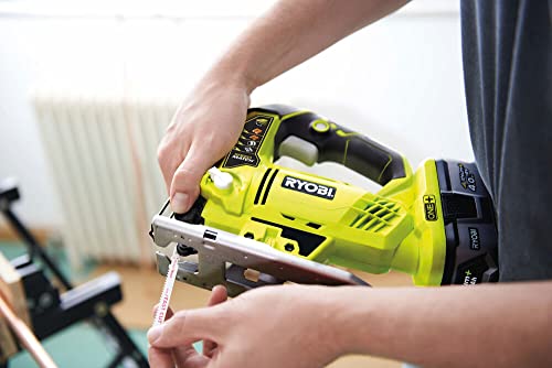 Ryobi R18JS-0 ONE+ Jigsaw with LED, 18 V (Body Only) - Green/Grey
