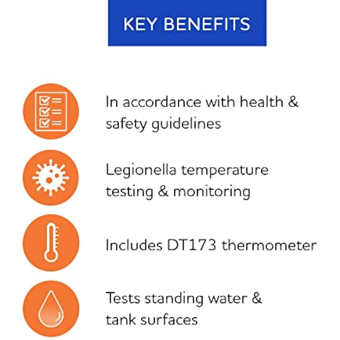 Martindale THERMOKITLGN Legionella Testing Thermometry Kit, Yellow