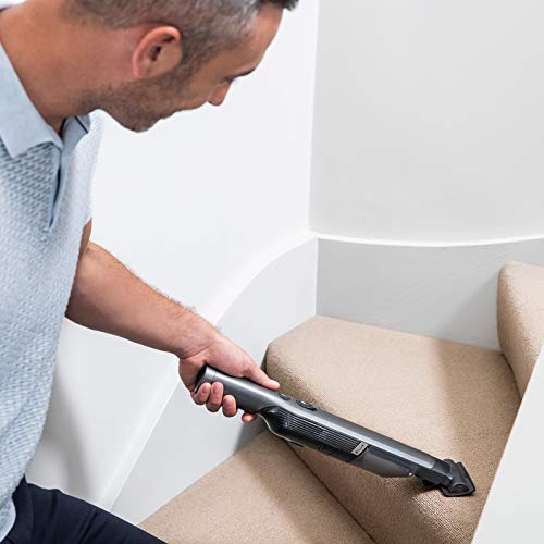 Shark WandVac 2.0 Cordless Handheld Vacuum Cleaner, Small & Lightweight, Powerful Suction Handheld Vacuum with Boost Mode, Pet and Duster/Crevice Tools, 15 Mins Run-Time, Charging Base, Blue WV270UK