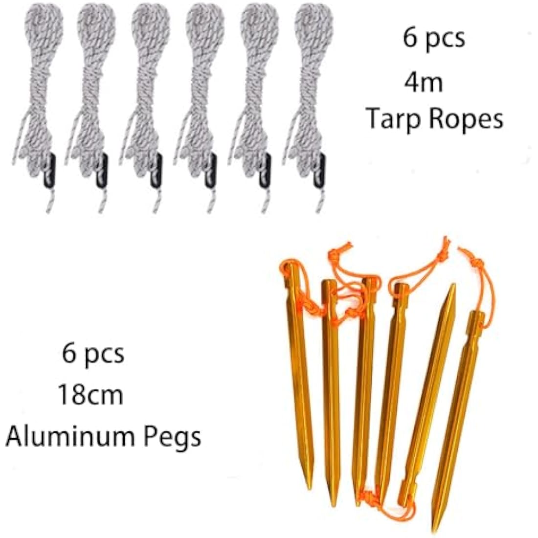 3x5m Car Awning with Pole Outdoor Camping Tent Tarp Waterproof Canopy Shade Sun Shelter