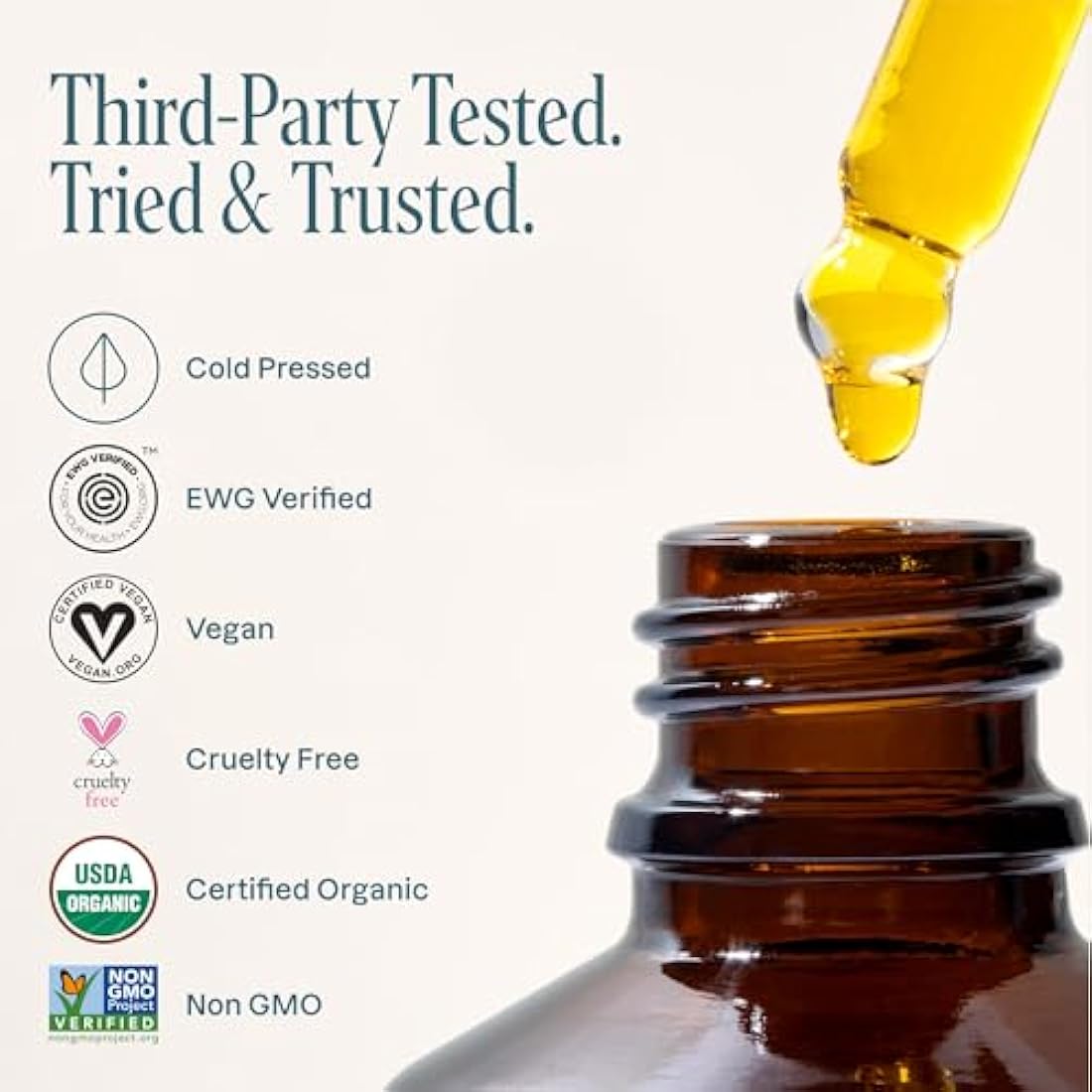 Certified Organic Jojoba Oil 473ml with Pump | 100% Pure Natural Cold Pressed Unrefined, Hexane Free Carrier Oil | for Hair Face & Nails | Cliganic 90 Days Warranty