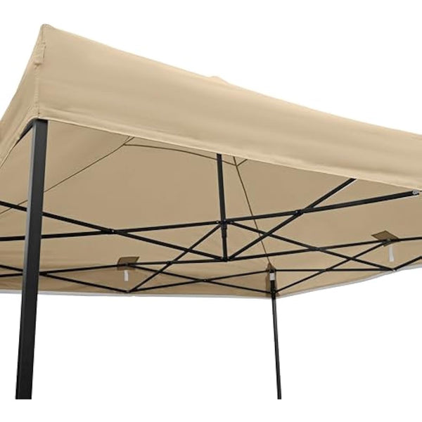 All Seasons Gazebos 3x3m Heavy Duty Fully Waterproof Pop up Gazebo With Accessory Pack - Beige