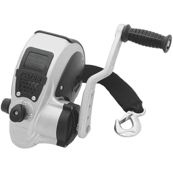 Fulton Unisex Fulton FW20000101 F2 Single Speed Winch 2000 , Silver & Black, boat length - max feet none weight ma UK
