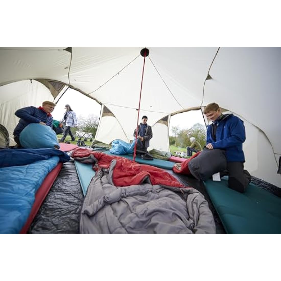 Grand Canyon HANCOCK 5.0 DOUBLE - Self Inflating Camping Mat - 198x130x5cm - Botanical Garden (dark green)