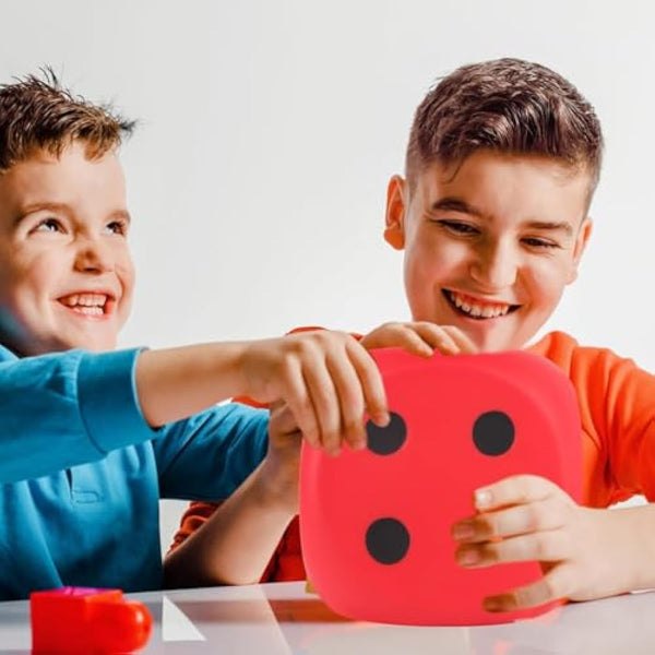 Anboor 5.9'' Squishy Dice Kawaii Scented Squeeze Toys Stress Relief Kids Toys Gift Collection Decorative Props(Red), (CJX)