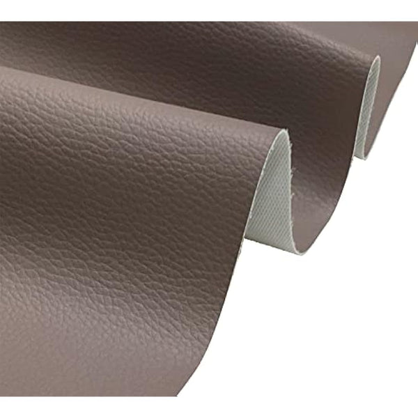 A-Express Grained Faux Leather Fabric Waterproof Heavy Duty Leatherette Vinyl Leathercloth Upholstery Textured Material - Cedar 1 Metre 100cm x 140cm